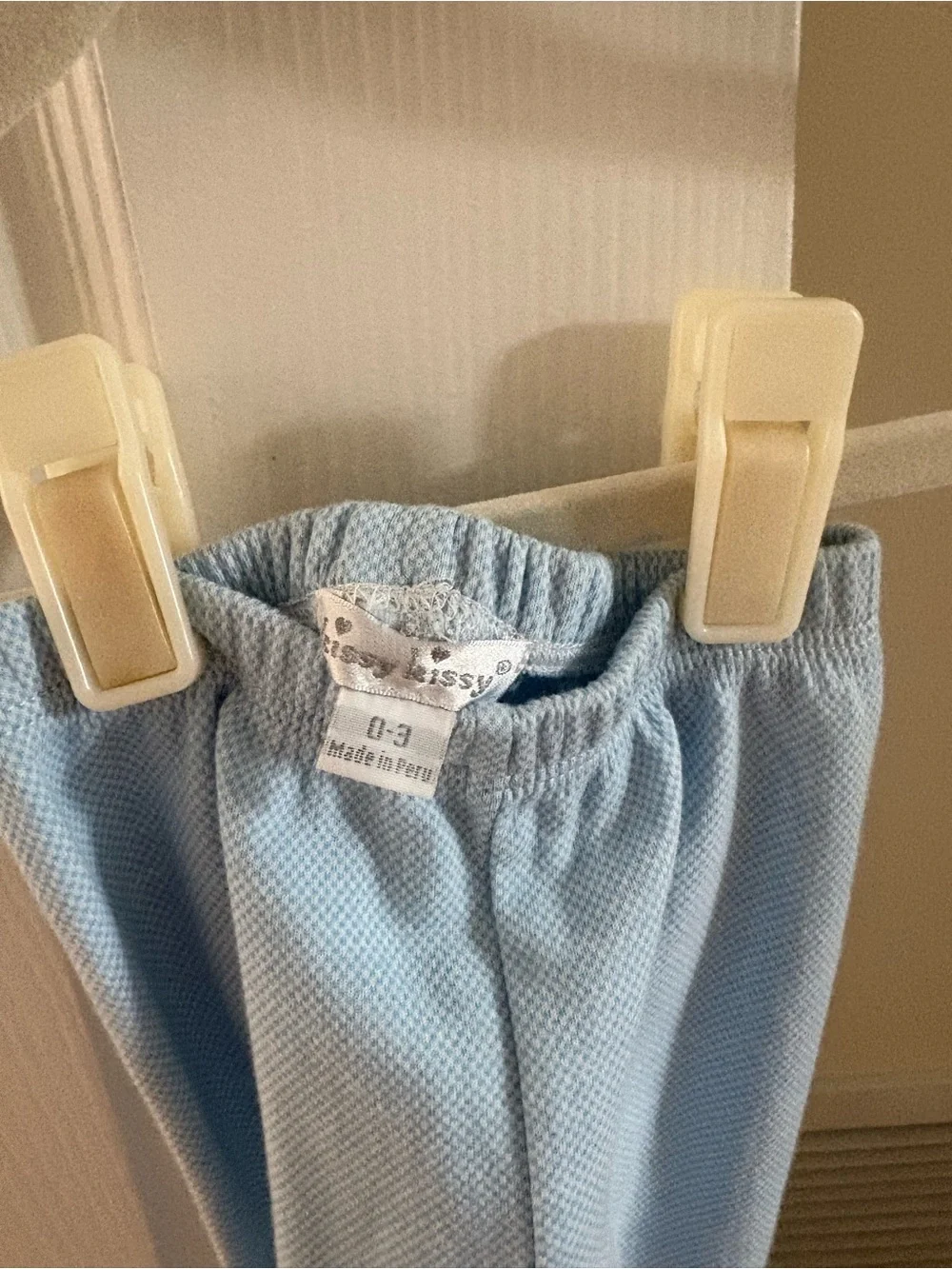 Kissy Kissy Blue & White Baby Pajama Set